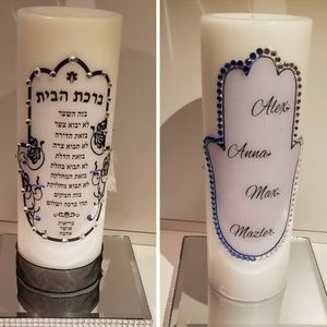 Large Personalized Candle